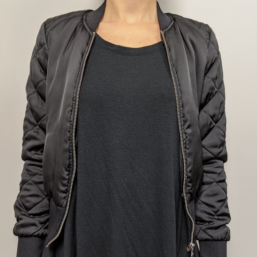 Black Bomber Jacket